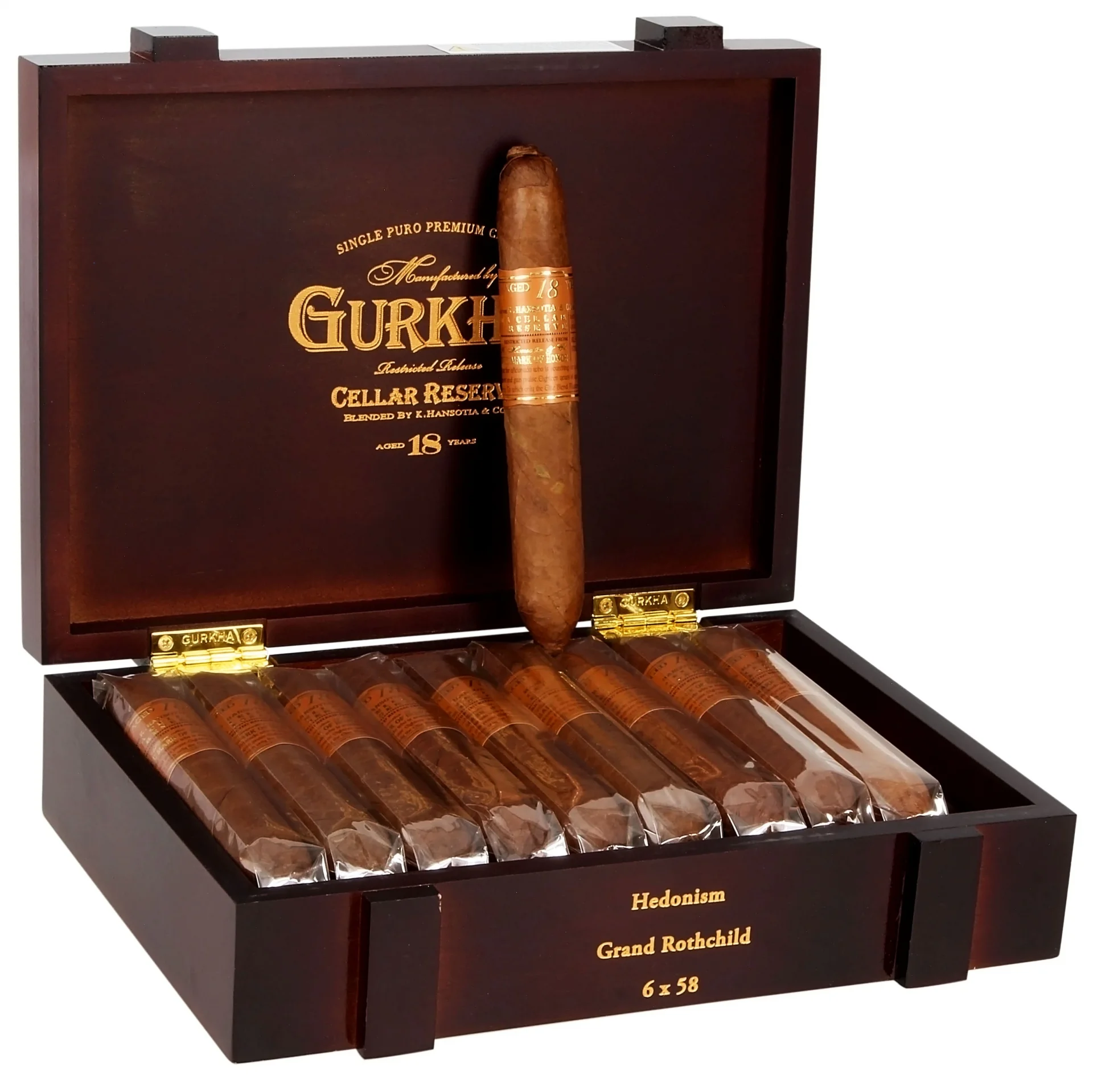 gurkha-cellar-reserve-18-year-hedonism-20-li-puro-8874227159827-sw3216sh3216 Gurkha Cellar Reserve 18 Year Hedonism 20'li Puro - Görsel 1