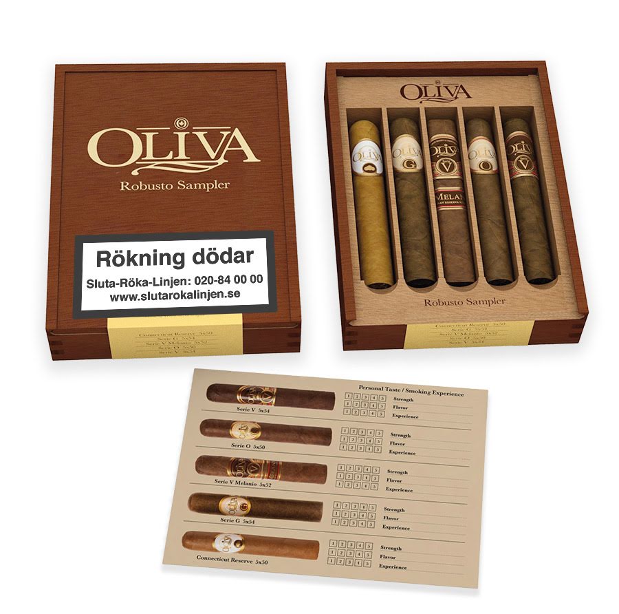 oliva Oliva Robusto Sampler 5'li - Görsel 1