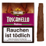 Toscanello Rubino (Tarçın & Elma) - 50 Adet Küçük Puro - Görsel 2
