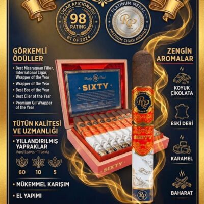 Rocky Patel Sixty Sixty 20’li Yılın Purosu 98 Puan 60 Ring