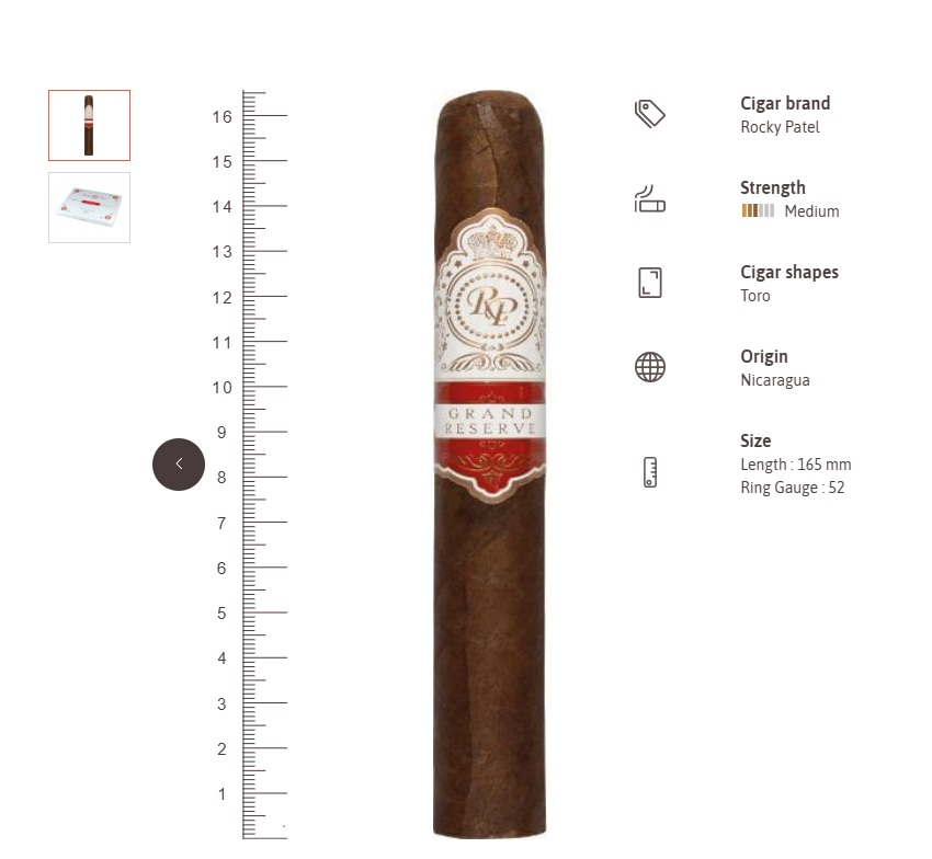 Rocky Patel Grand Reserve Toro 10’lu Kutu Rocky Patel Grand Reserve Toro 10’lu Kutu