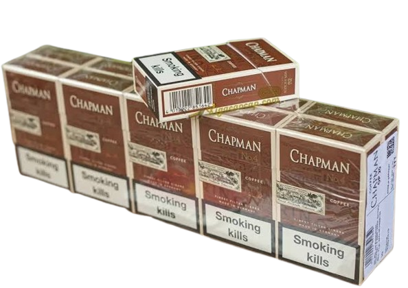 chapman no 4 kalin tatli kahve aromali sigara 1 karton 10 paket